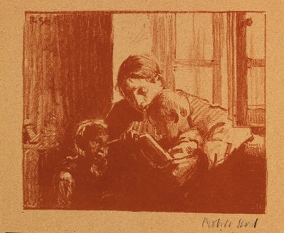 Madre y niños de Robert Sterl